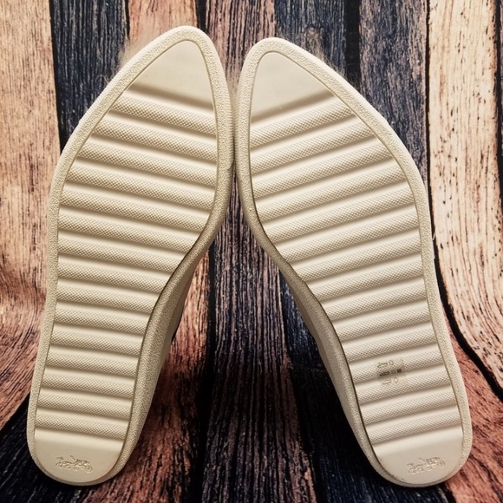 Coach Q8806 Shearling Pointy Toe High Top - Picture 4 of 8